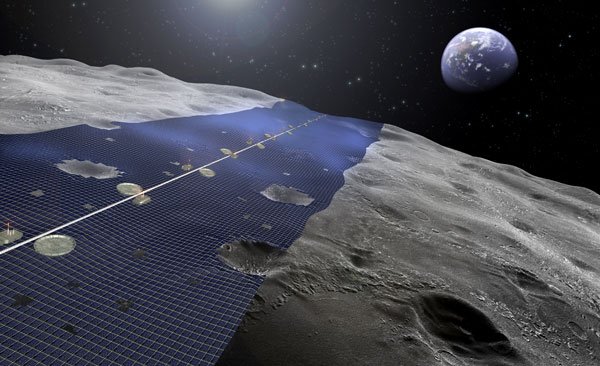 ساخت نیرگاه خورشیدی روی ماه ! 